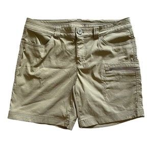 Eddie Bauer Womans 6 Tan Outdoor Camp Hike Active Shorts